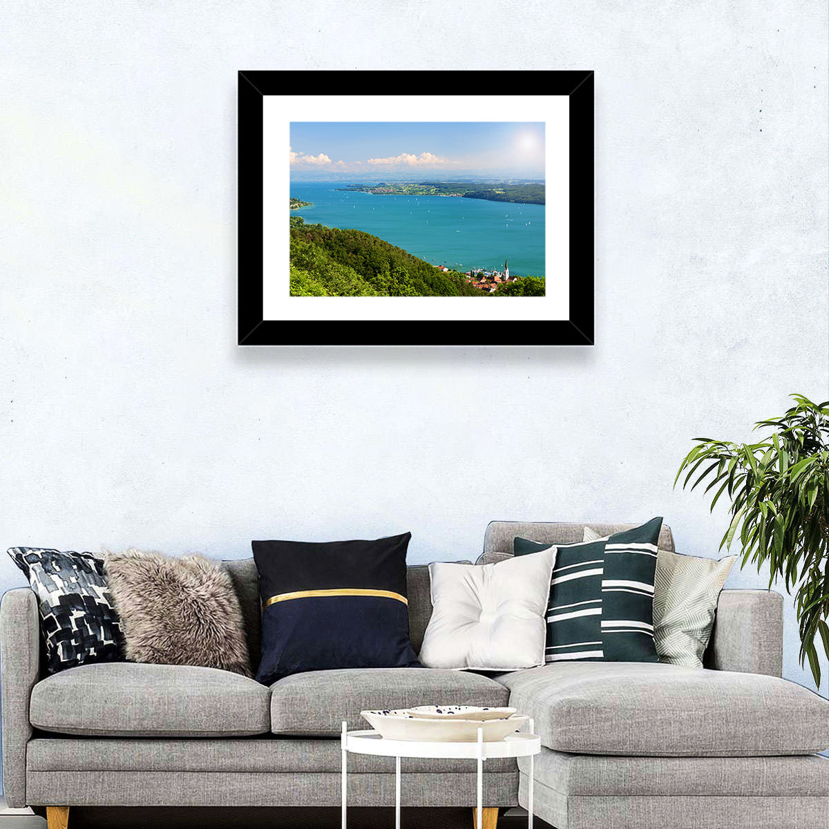 Immenstaad View of Lake Constance Wall Art