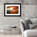 Autumn Pond Sunrise Connecticut Wall Art
