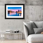 Zurich Blue Hour Over the Limmat Wall Art