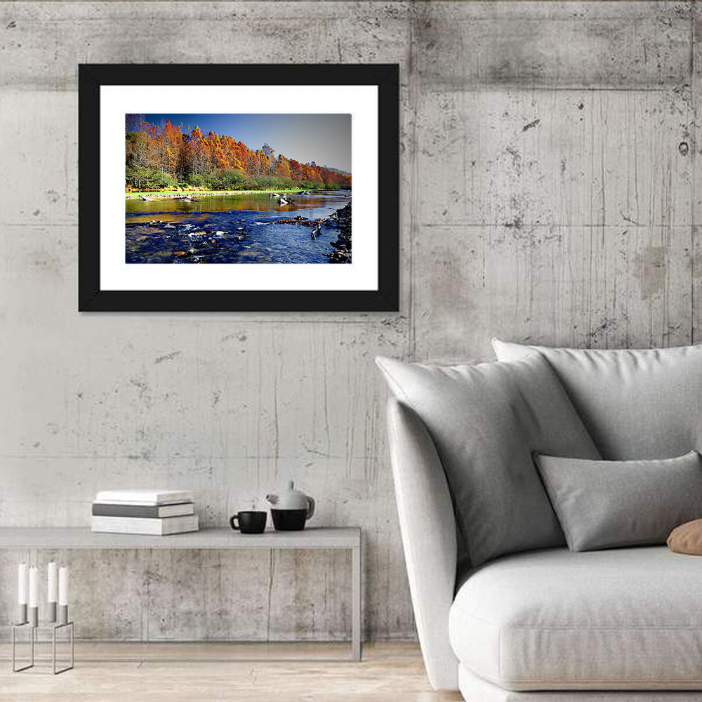 Beavers Bend State Park Wall Art in a room, landscape