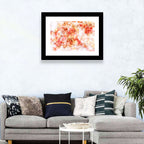 Scattered Dried Rose Petals Wall Art