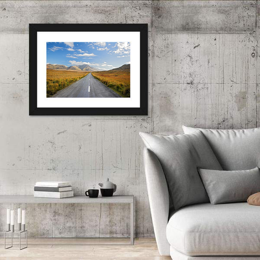 Autumn Mountain Road Wall Art