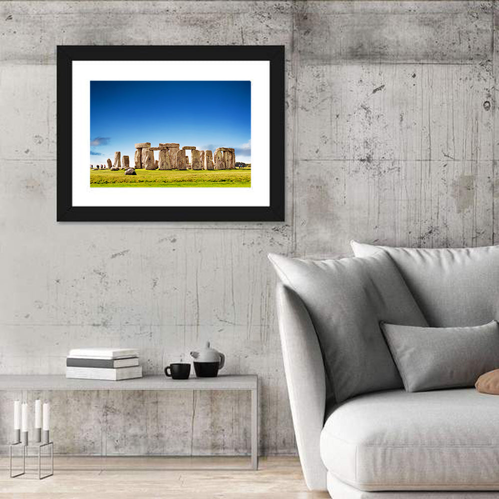 Stonehenge Under Blue Sky Wall Art