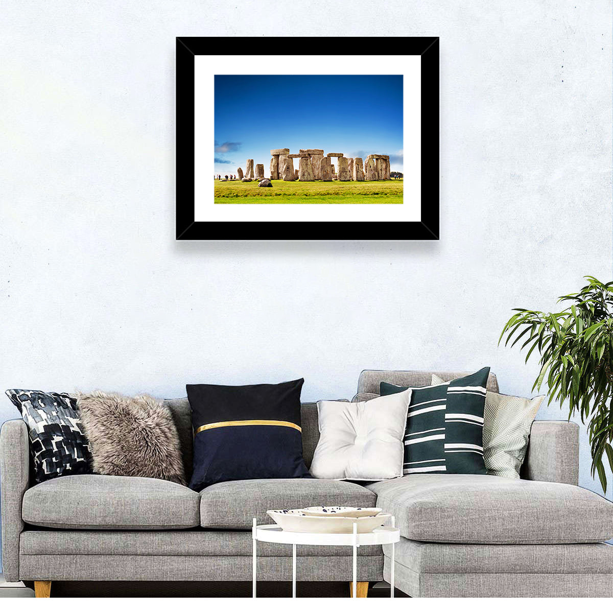 Stonehenge Under Blue Sky Wall Art