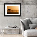 Massai Mara Morning Mist Wall Art