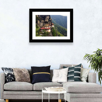 Tiger's Nest Monastery, Paro Bhutan Wall Art