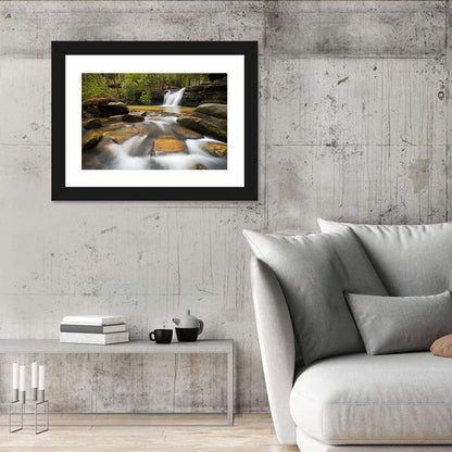 South Carolina Forest Waterfall Wall Art