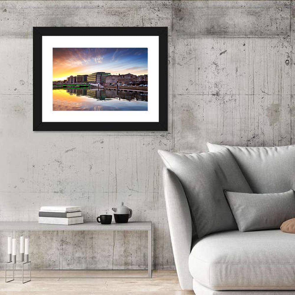 River Liffey at Dusk Wall Art