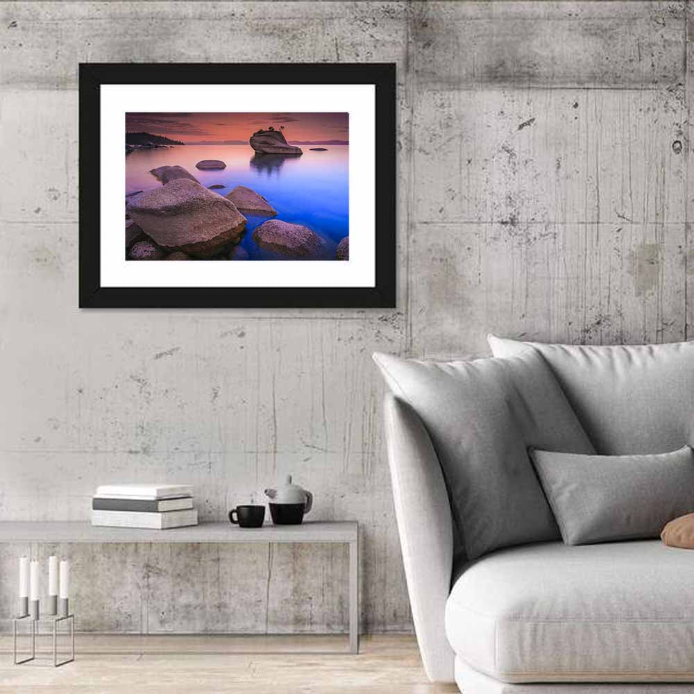 Lake Tahoe Dusk Reflection Wall Art