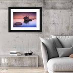 Bonsai Rock Sunrise Lake Tahoe Wall Art