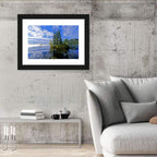Misty Maine Lake Wall Art