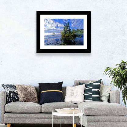 Misty Maine Lake Wall Art