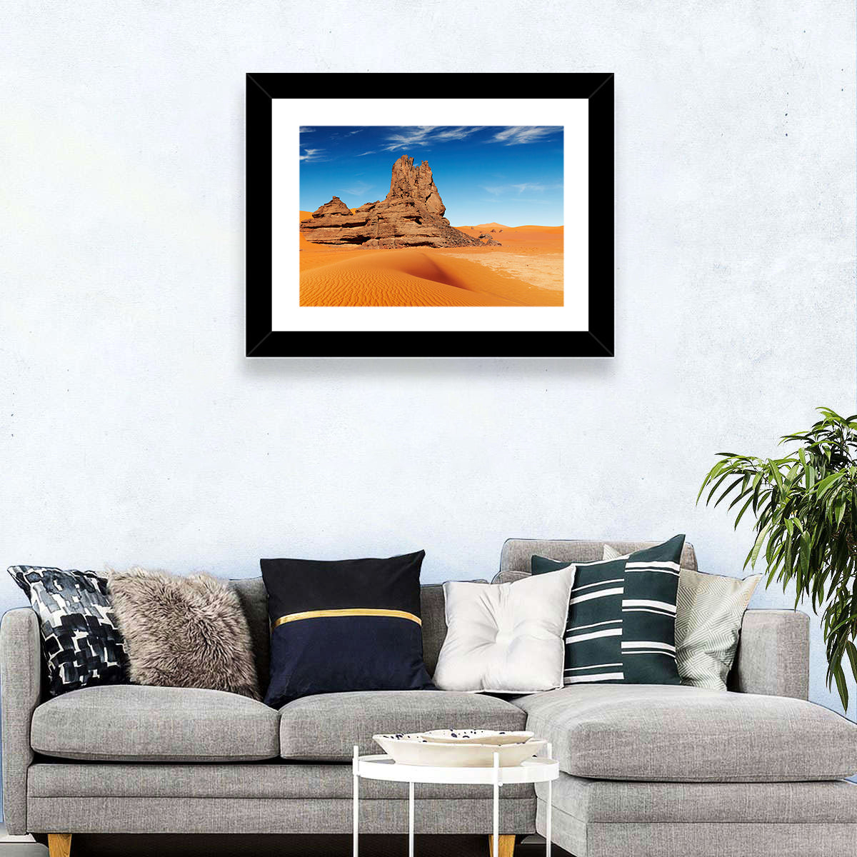 Sahara Rock Formation Landscape Wall Art