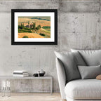 Golden Cypress Hill Villa Wall Art