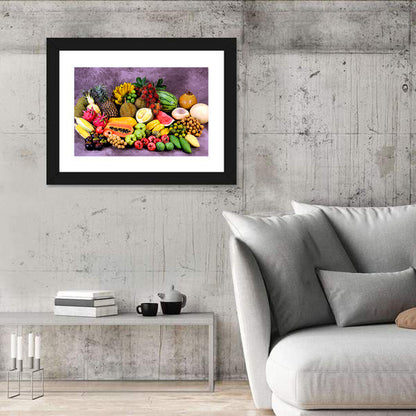 Tropical Fruit Still Life Wall Art