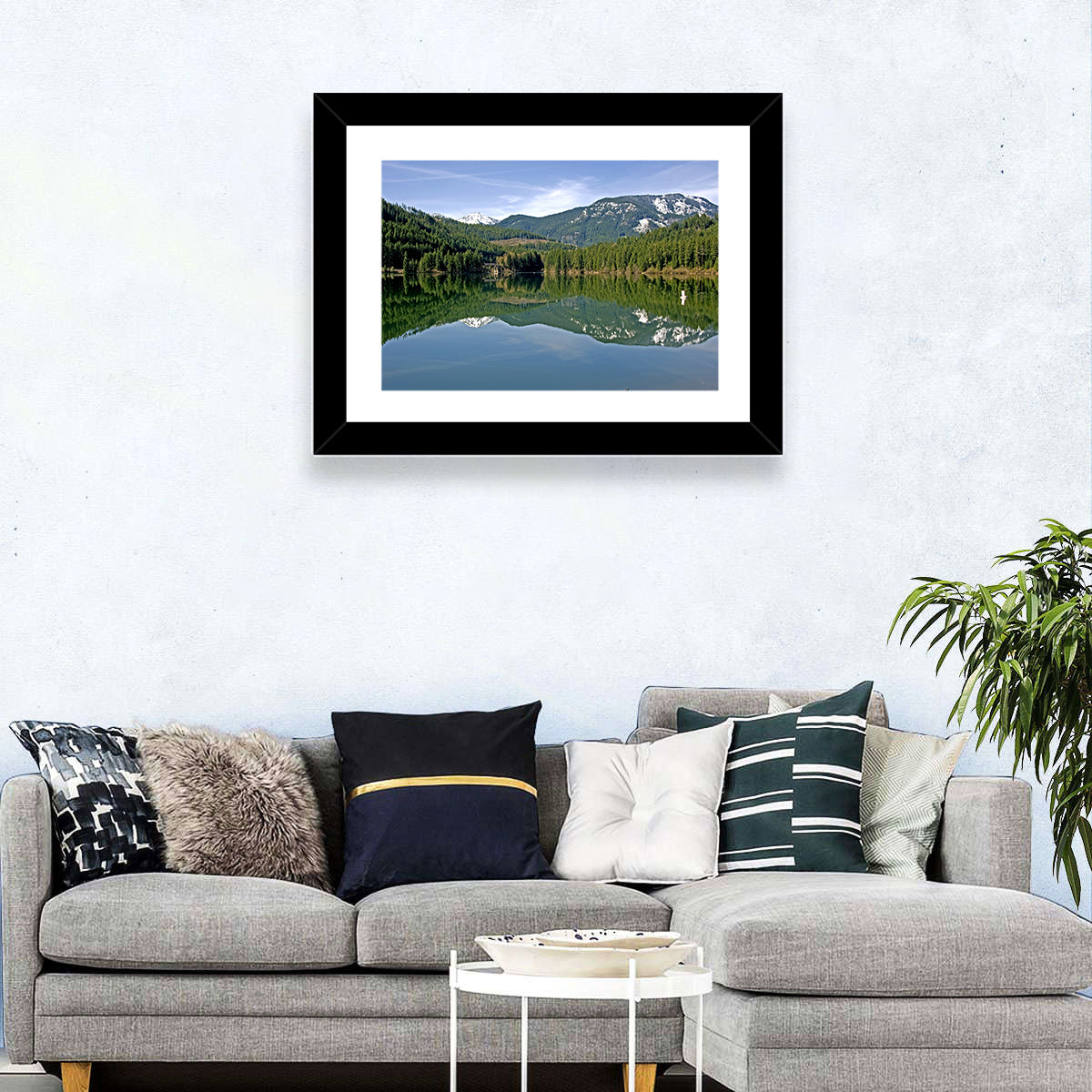 Lake Crescent Reflection Wall Art