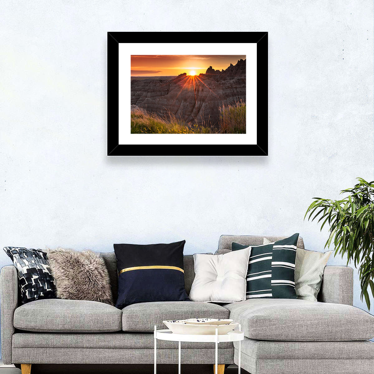 Badlands National Park Sunset Wall Art
