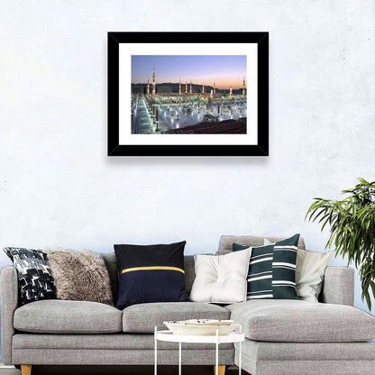 Nabawi Mosque at Dusk, Medina Wall Art