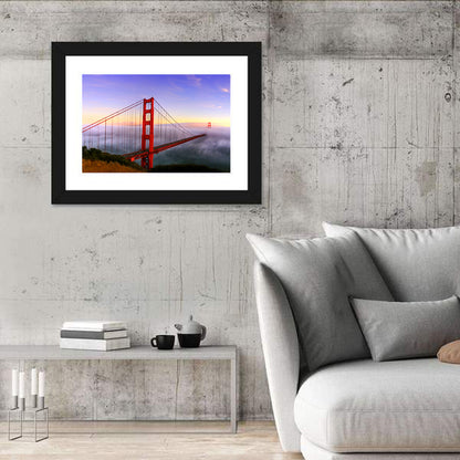 Foggy Golden Gate Bridge Wall Art