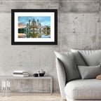 Karlskirche at Golden Hour Wall Art