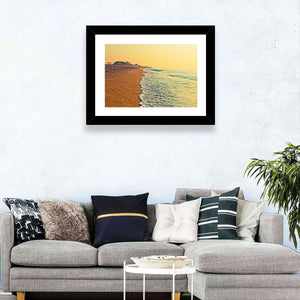 Tranquil Beach Sunrise Wall Art