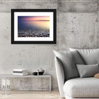 Pebbled Shore Sunset Wall Art