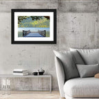Lake Crescent Dock Perspective Wall Art