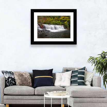 Dupont State Forest Autumn Waterfall Stream Wall Art