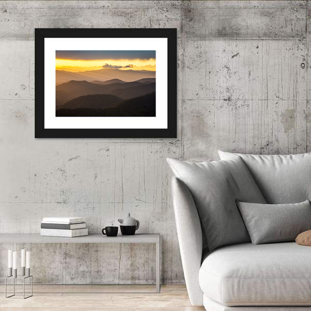 Southern Appalachian Sunset Wall Art