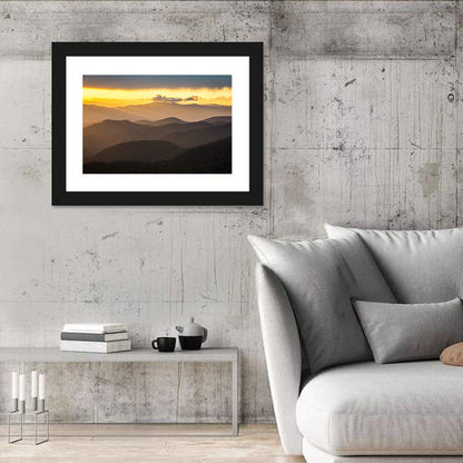 Southern Appalachian Sunset Wall Art