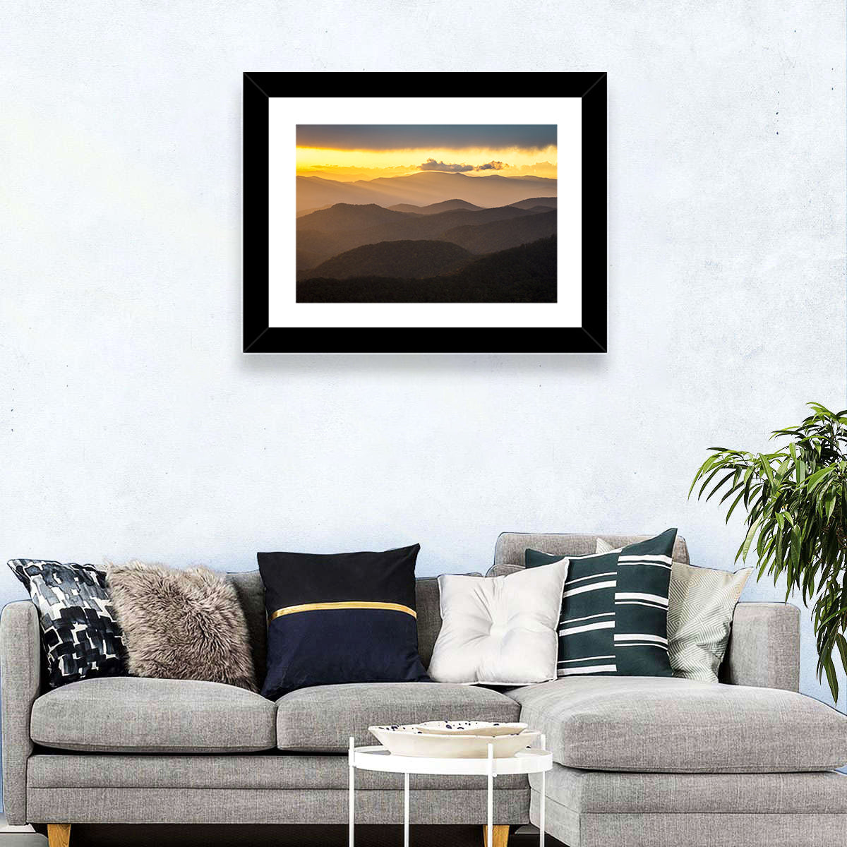 Southern Appalachian Sunset Wall Art