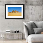Pyramids of Giza Photograph Wall Art