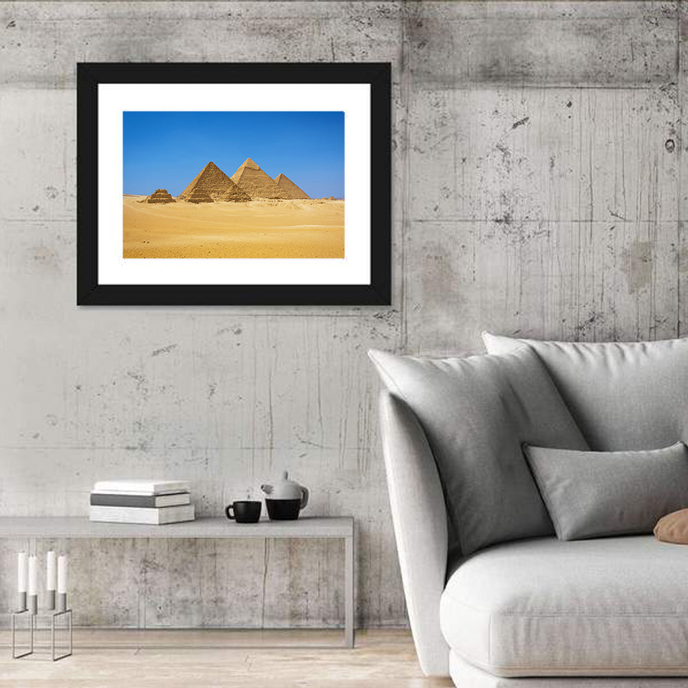 Pyramids of Giza Photograph Wall Art