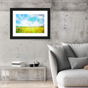 Watercolor Floral Field Wall Art