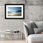 Sunlit Terraced Tea Hills Wall Art
