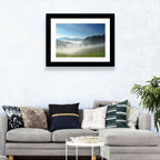 Sunlit Terraced Tea Hills Wall Art