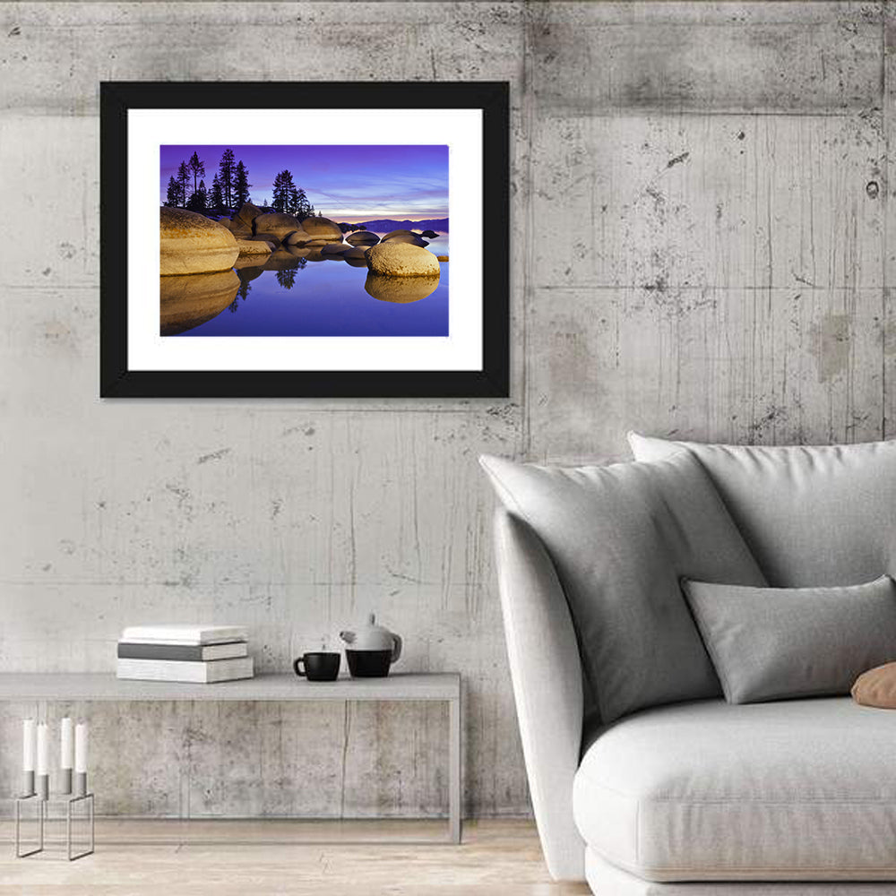 Lake Tahoe Twilight Wall Art