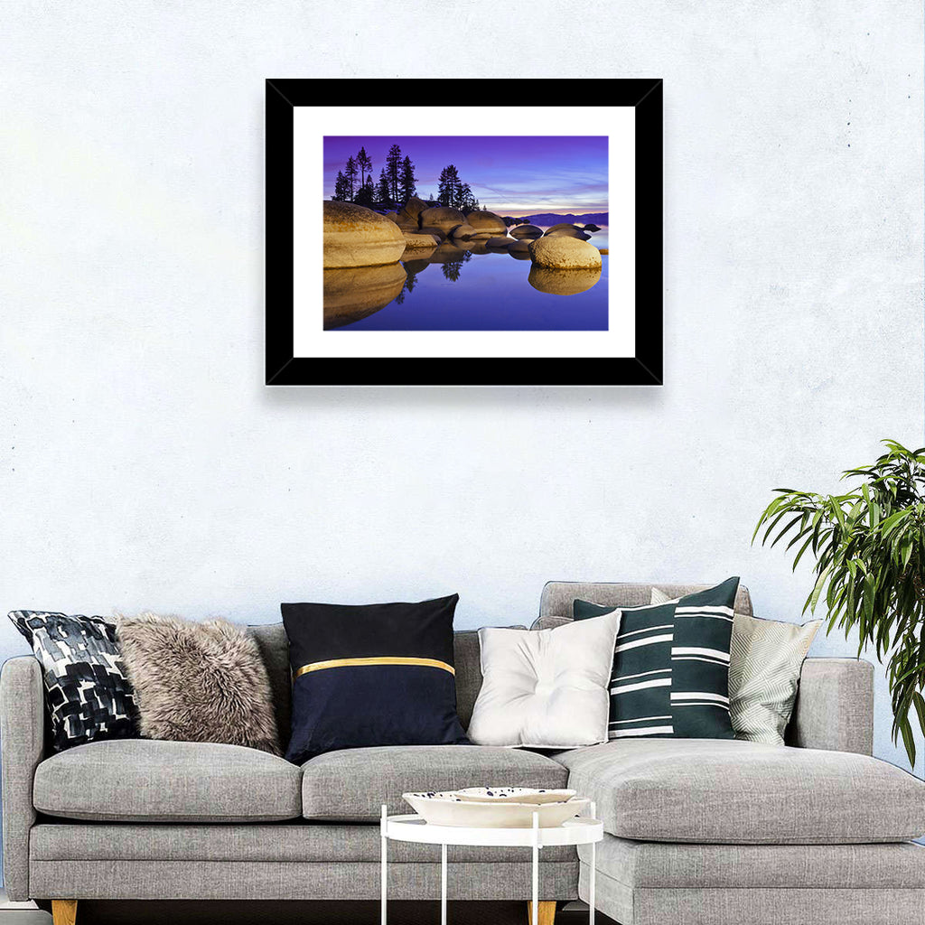 Lake Tahoe Twilight Wall Art
