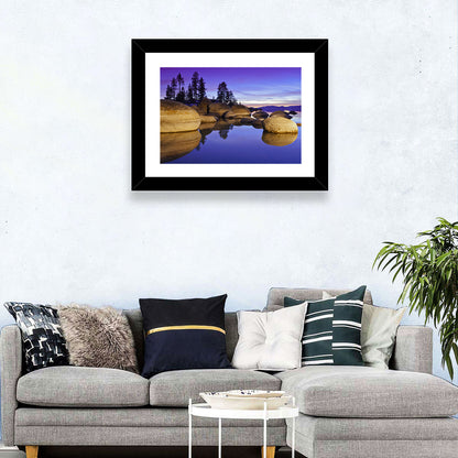 Lake Tahoe Twilight Wall Art