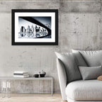 Brooklyn Bridge Low Angle Skyline Reflection Wall Art