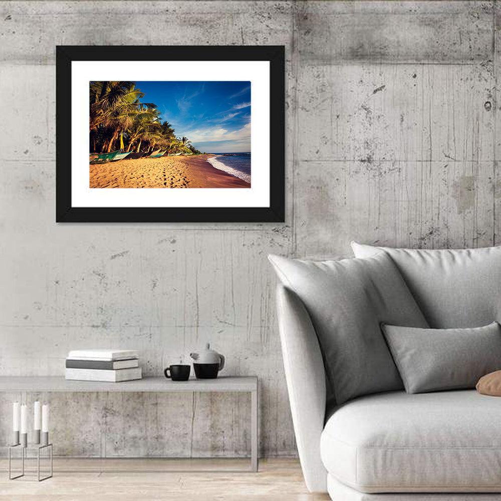 Mirissa Beach Morning Light Wall Art