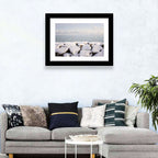 Lake Ontario Snowy Rocks Wall Art
