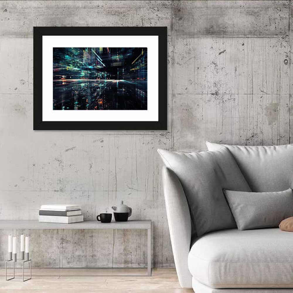 Digital Speed Corridor Wall Art