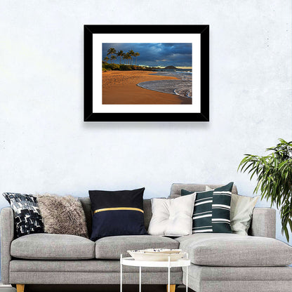 Poolenalena Beach Sunset Wall Art