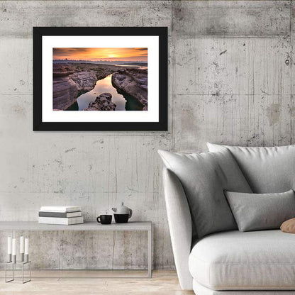 Sam Phan Bok Sunrise River Canyon Wall Art