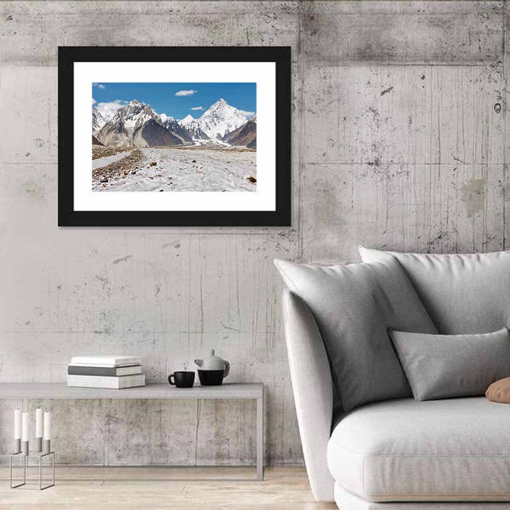 K2 and Baltoro Glacier Wall Art