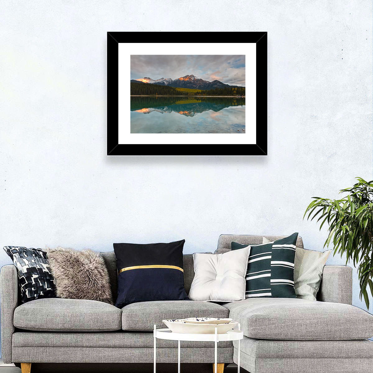 Patricia Lake Golden Hour Reflection Wall Art