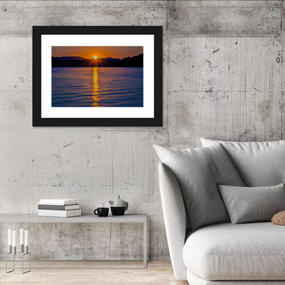 Lake Jocassee Golden Sunrise Wall Art