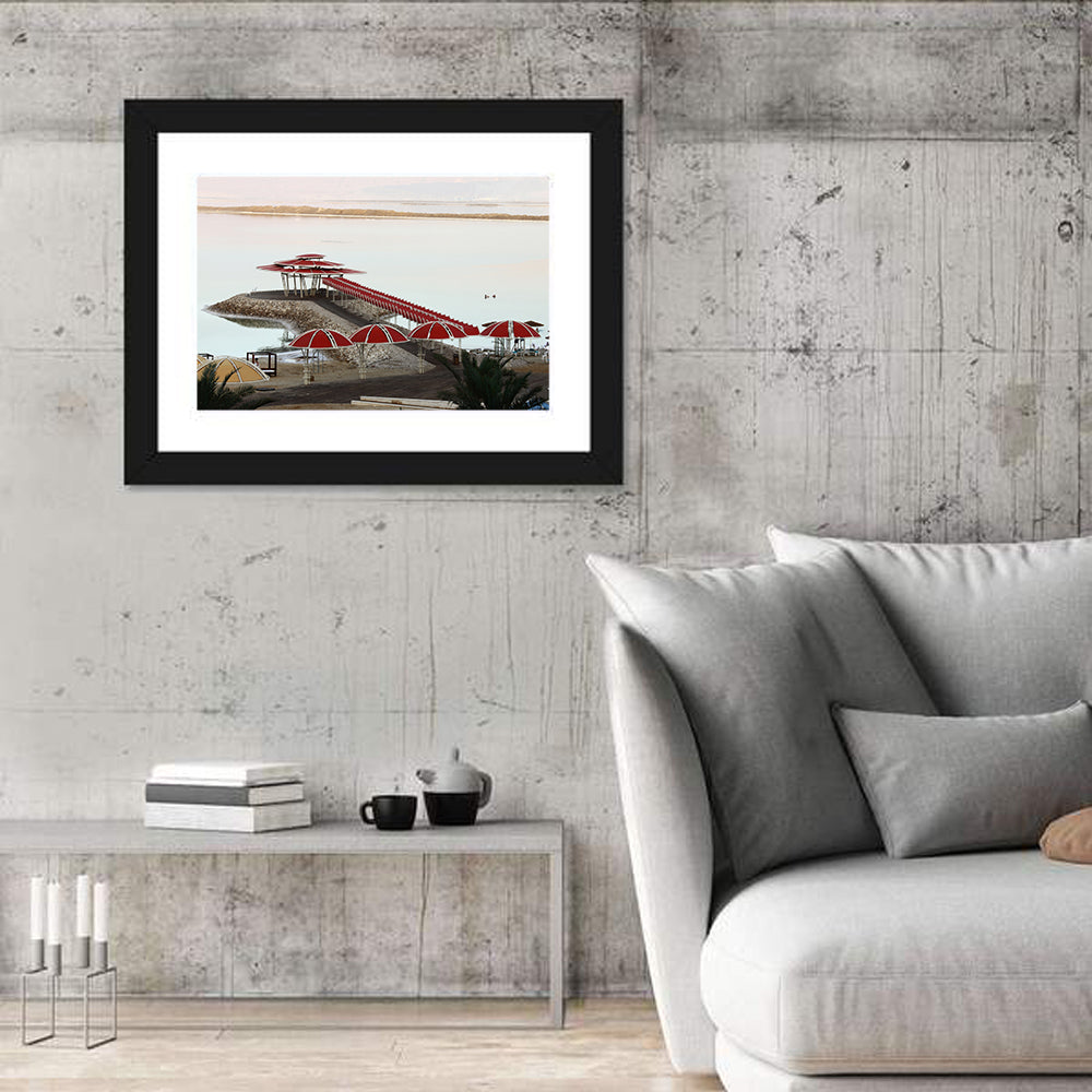 Ein Bokek Dead Sea Boardwalk Wall Art