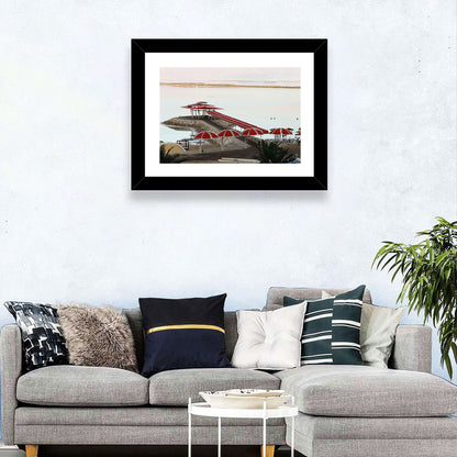 Ein Bokek Dead Sea Boardwalk Wall Art